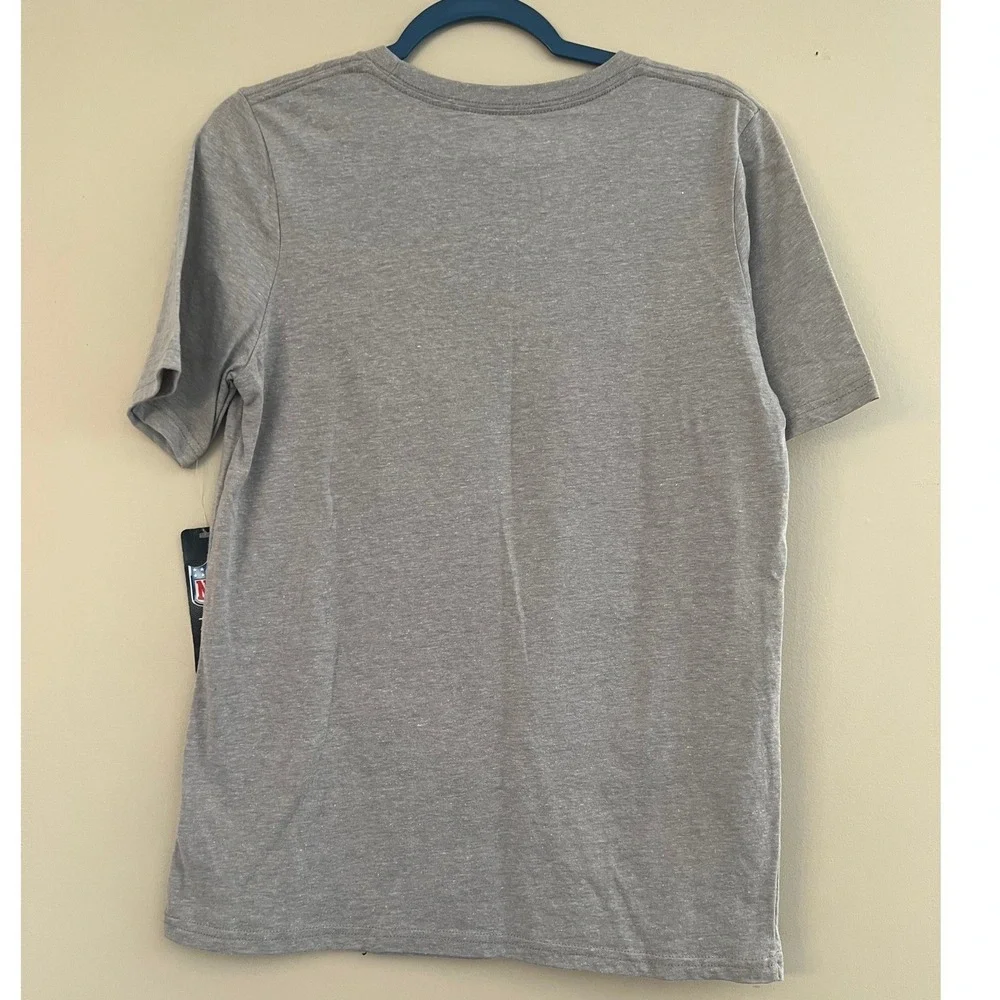 NFL Tampa Bay Buccaneers Kids XL 18/20 Gray Captain Fear Graphic T-Shirt NWT